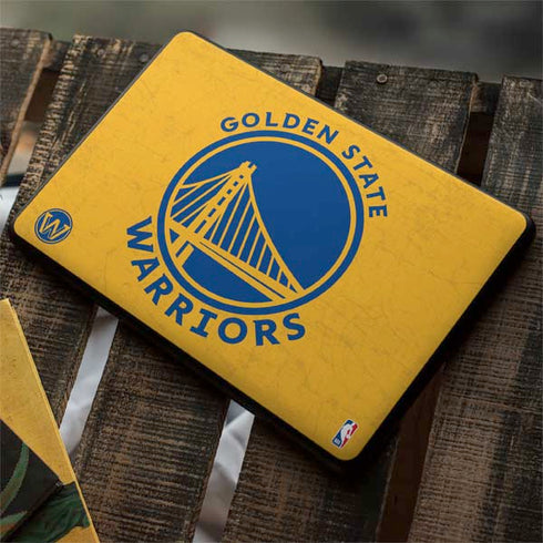 NBA Golden State Warriors Distressed Google Pixelbook Go Skin
